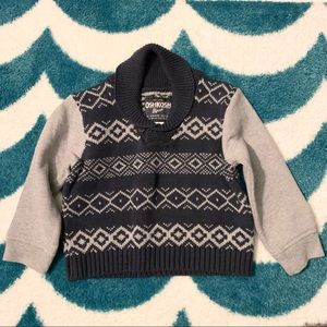 NWOT - OshKosh Shawl Collar Sweater - Size 24 mo.